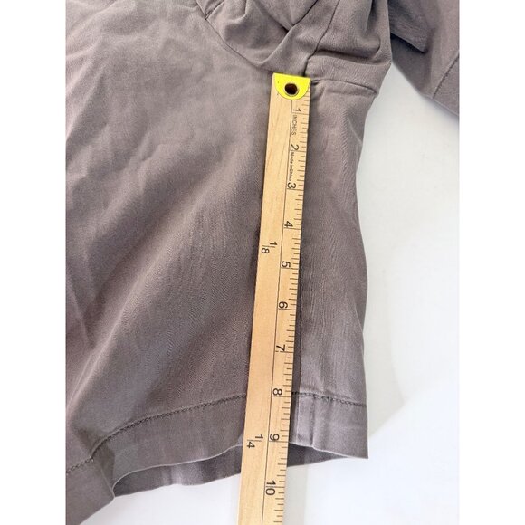 Faherty Chino Cotton Shorts Mens Size 35 Gray 9-inch Inseam Casual Walking Outdo - Picture 8 of 10